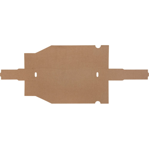 Boîtes profondes en carton ondul&eacute;, 1-15/16" la x 11-1/4" p x 4-1/2" h, Beige R.M.G. Prévention