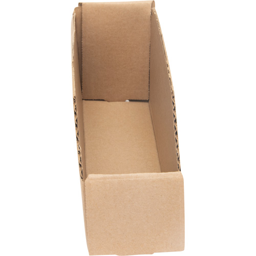 Boîtes profondes en carton ondul&eacute;, 2-7/8" la x 11-1/4" p x 4-1/2" h, Beige R.M.G. Prévention