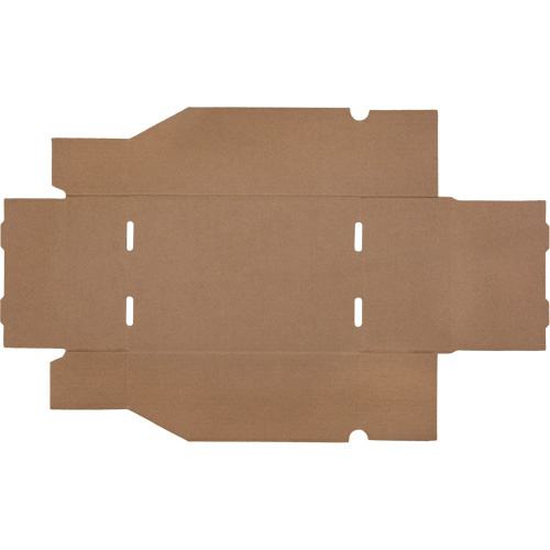 Deep Corrugated Parts Bins, 7-5/8" W x 11-5/16" D x 4-1/2" H, Beige R.M.G. Prévention
