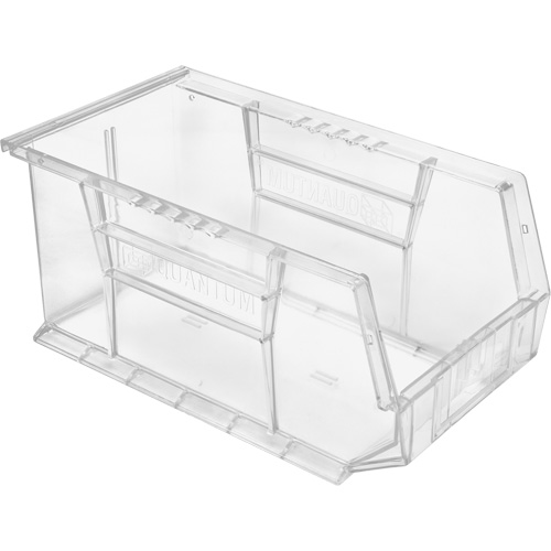 Crystal Clear Ultra Bins, 8-1/4" W x 7" H x 14-3/4" D, Clear R.M.G. Prévention
