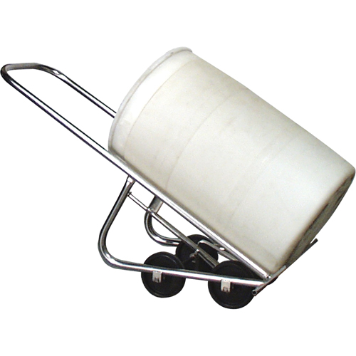 Diables pour baril &agrave; usage multiple, Fabriqu&eacute; en Acier inoxydable, 25 - 55 gal. US (20 - 45 gal. imp.) R.M.G. Prévention