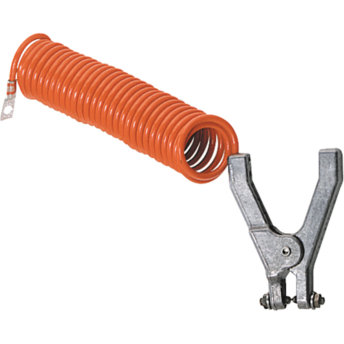 Coiled Grounding Clamps, 70" Long R.M.G. Prévention