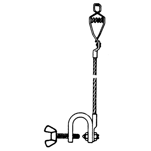 Assemblages l&eacute;gers de c&acirc;bles de masse et de mise &agrave; la terre - Pinces crocodile & petites pinces en c R.M.G. Prévention