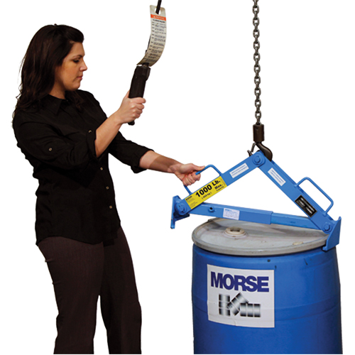 Drum Lifter, 30 - 85 US Gal. (25 - 70 Imperial Gal.), 1000 lbs./454 kg. Cap. R.M.G. Prévention