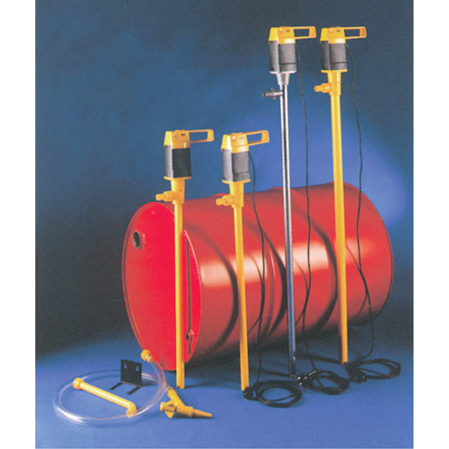 Pompes &agrave; tambour &eacute;lectriques, Polypropyl&egrave;ne, 12,5 gal./min R.M.G. Prévention
