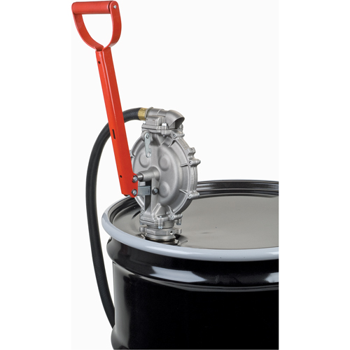 Hand Pump, Aluminum/Steel, 25.5 oz./Stroke, Fits 15-55 Gal. R.M.G. Prévention