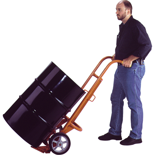 Ergonomic Drum Trucks, Steel Construction, 55 - 85 US Gal. (45 - 70 Imperial Gal.) R.M.G. Prévention