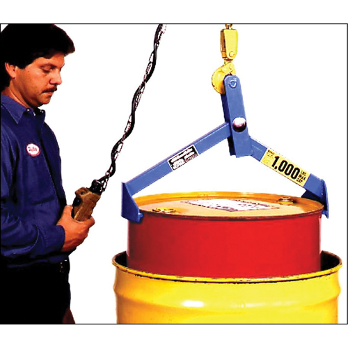 Drum & Overpack Lifter, 55 -85 US gal. (45 -70 Imperial Gal.), 1000 lbs./454 kg Cap. R.M.G. Prévention