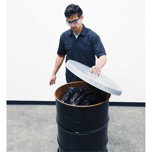 Galvanized Steel Open Head Drum Cover R.M.G. Prévention