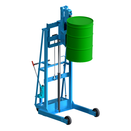 Vertical-Lift MORSPEED Drum Stacker, For 30 - 85 US Gal. (25 - 70 Imperial Gal.) R.M.G. Prévention
