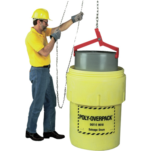 Drum Lifter, 85 US gal. (70 Imperial Gal.) Drum Size, 1000 lbs./454 kg Cap. R.M.G. Prévention