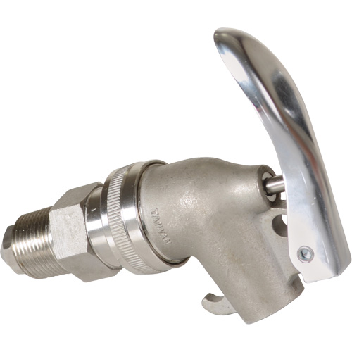 Manual Drum Faucet, Stainless Steel, 3/4" NPT R.M.G. Prévention