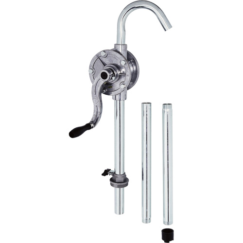 Rotary Drum Pump, Aluminum, Fits 5-55 Gal., 9.5 oz./Stroke R.M.G. Prévention