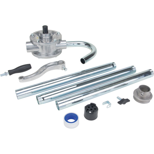 Rotary Drum Pump, Aluminum, Fits 5-55 Gal., 9.5 oz./Stroke R.M.G. Prévention