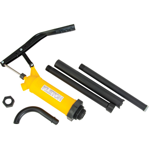 Pompe &agrave; baril de type levier, Polypropyl&egrave;ne, 14 oz/course, Pour barils de 5-55 gal. R.M.G. Prévention