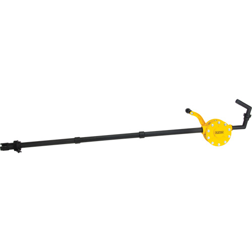 Pompe rotative pour baril, Polypropyl&egrave;ne, Pour capacit&eacute; 15 - 55 gal. US, 8 oz/course R.M.G. Prévention