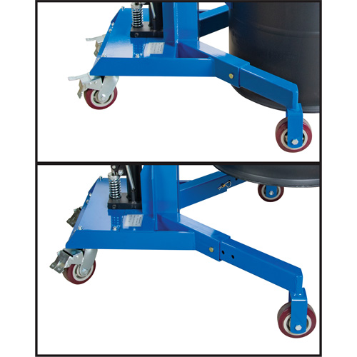 &eacute;l&eacute;vateur ergonomique pour baril, 55 gal. US (45 gal. imp.)/85 gal. US (70 gal. imp.) R.M.G. Prévention