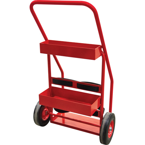 Chariot de prevention d'incendie pour travaux &agrave; chaud, Roues Semi-pneumatique, Base de 17,75" la x 8,9" lo, 100 lb R.M.G. Prévention