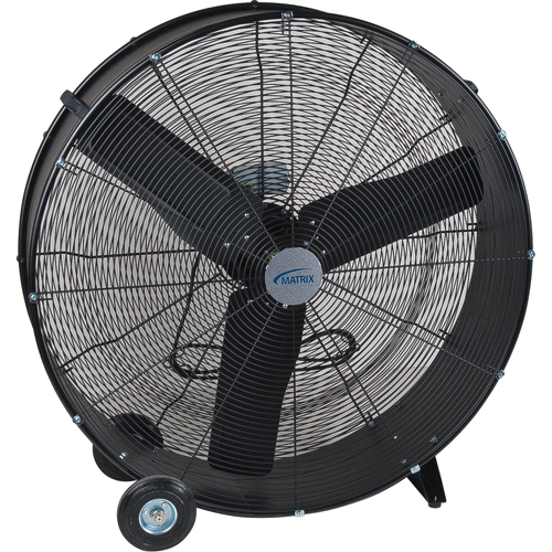 Light Industrial Direct Drive Drum Fan, Industrial, 2 Speed, 36" Diameter R.M.G. Prévention