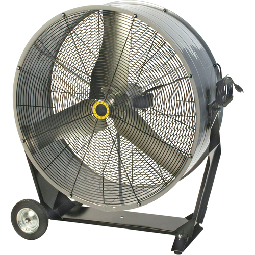 Direct Drive 4-in-1&reg; Drum Fan, Industrial, 3 Speed, 30" Diameter R.M.G. Prévention