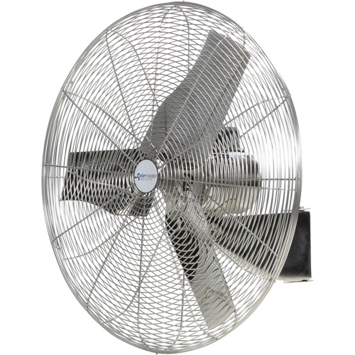 Stainless Steel Food Service Washdown Air Circulating Fans, Industrial, 1 Speed, 30" Diameter R.M.G. Prévention