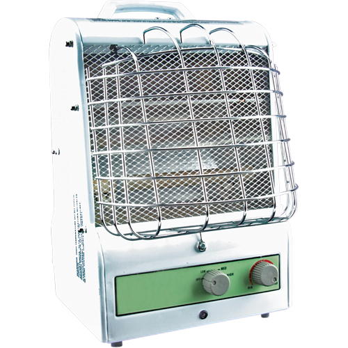 Portable Utility Heater, Fan/Radiant Heat, Electric, 5120 R.M.G. Prévention