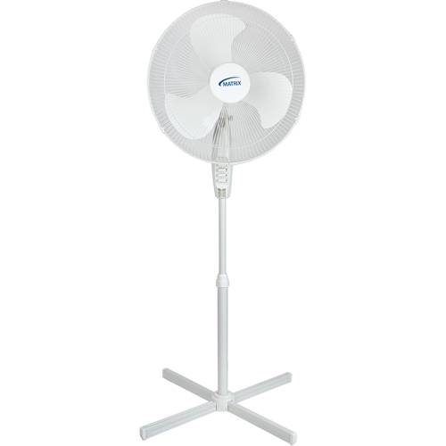 Ventilateur oscillant sur socle, Commercial, 3 Vitesses, Diam&egrave;tre de 18" R.M.G. Prévention