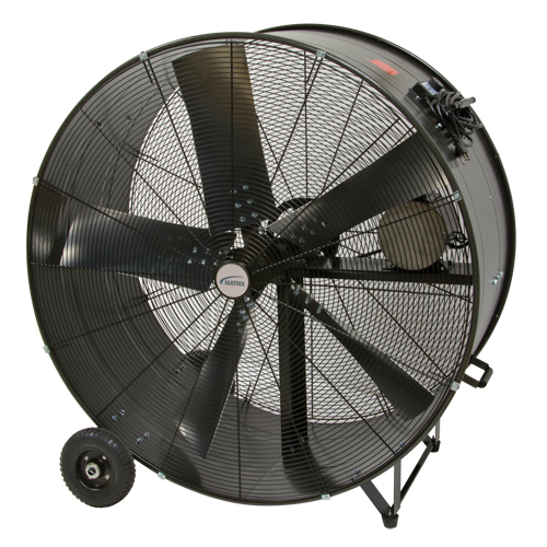Ventilateur tambour robuste et fixe &agrave; courroie, Industriel, 2 vitesses, Diam&egrave;tre de 42" R.M.G. Prévention