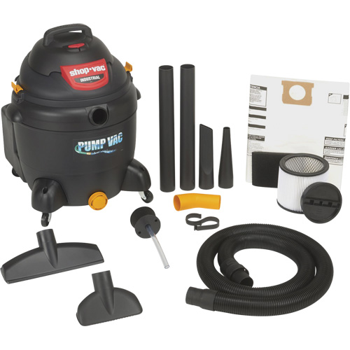 Built-In Pump Shop Vacuum, Wet-Dry, 6 HP, 18 US Gal. (68.1 Litres) R.M.G. Prévention