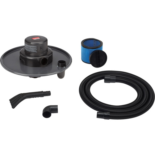 Dessus aspirateur pour baril, Secs-humides, 3 CV, 55 gal. US (208,2 litres) R.M.G. Prévention