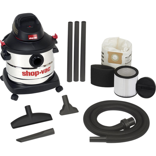 Shop Vacuum, Wet-Dry, 6 HP, 8 US Gal. (30.3 Litres) R.M.G. Prévention