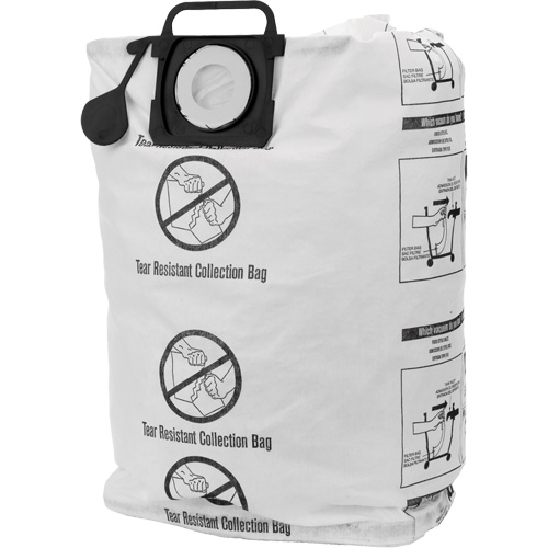 Sacs pour aspirateur r&eacute;sistant &agrave; la d&eacute;chirure pour la collecte de d&eacute;bris secs, 12 - 20 gal. US R.M.G. Prévention