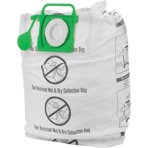 Tear-Resistant Wet/Dry Collection Vacuum Bags, 5 - 10 US gal. R.M.G. Prévention