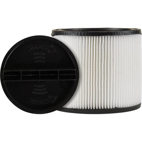 Filtre d'aspirateur, Filtre pour aspirateur, Cartouche, Pour 5 gal. US R.M.G. Prévention