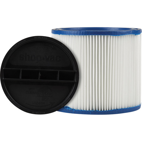 CleanStream&reg; Gore&reg; Wet/Dry Vacuum Filter, Cartridge/Hepa, Fits 5 US gal. R.M.G. Prévention