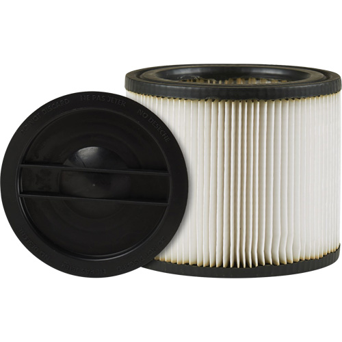 Petit filtre pour aspirateur, Cartouche, Pour 1 - 6 gal. US R.M.G. Prévention