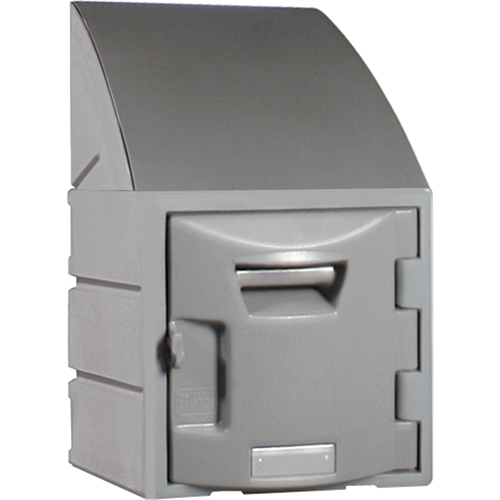 Locker, 12" x 15" x 25", Grey, Assembled R.M.G. Prévention