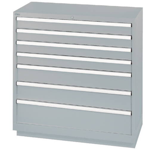 Drawer Cabinets, 7 Drawers, 40-1/4" W x 22-1/2" D x 41-3/4" H, Grey R.M.G. Prévention