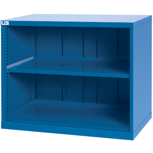 Shelf Cabinets, Steel, 33-1/2" H x 40-1/4" W x 22-1/2" D, Bright blue R.M.G. Prévention