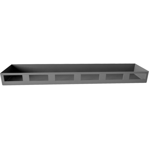 Plateau de porte darmoire, 18" x Capacit&eacute; de 10 lb, Gris R.M.G. Prévention