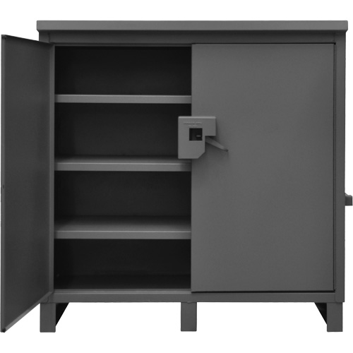 Armoire de chantier verrouillable, Gris R.M.G. Prévention