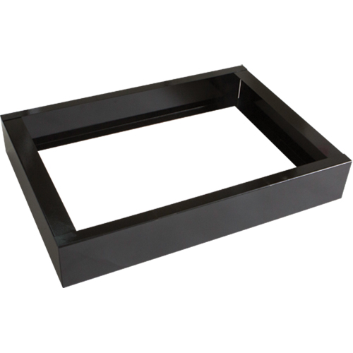 All-Welded Concorde - Heavy-Duty Lockers Recessed Base, 2 Banks, 4" H x 24" W x 17" D, Black, Steel R.M.G. Prévention
