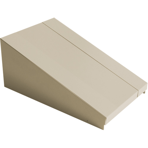 All-Welded Concorde - Heavy-Duty Lockers Sloping Top, 1 Bank, 18" D x 12" W x 6" H, Beige, Steel R.M.G. Prévention