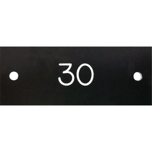 Plaques num&eacute;rot&eacute;es pour casiers R.M.G. Prévention