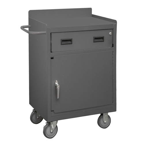 Armoire d'&eacute;tabli mobile, Acier Surface R.M.G. Prévention