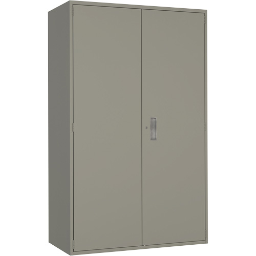 Extra Wide Hi-Boy Storage Cabinet, Steel, 4 Shelves, 72" H x 48" W x 24" D, Grey R.M.G. Prévention