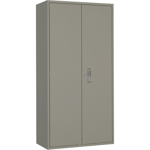 Armoire de rangement Hi-Boy, Acier, 4 Tablettes, 72" h x 36" la x 18" P, Gris R.M.G. Prévention