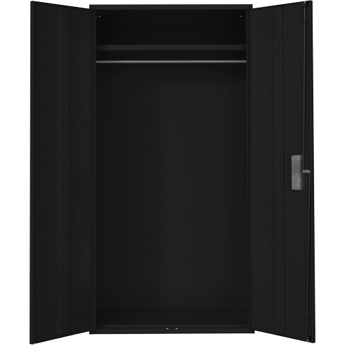 Armoire garde-robe, Acier, 36" la x 18" p x 72" h, Noir R.M.G. Prévention