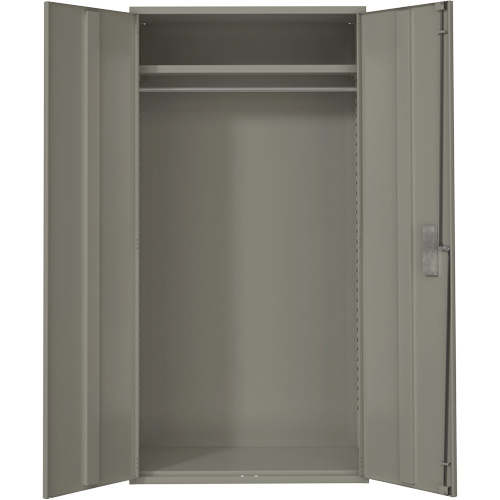 Armoire garde-robe, Acier, 36" la x 18" p x 72" h, Gris R.M.G. Prévention