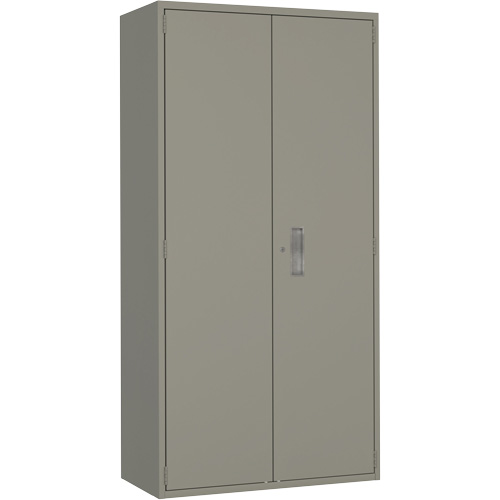 Combination Storage Cabinet, Steel, 6 Shelves, 72" H x 36" W x 18" D, Grey R.M.G. Prévention